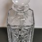 Hazorfim Chentarosa Square Crystal Bottle Decanter Sterling Silver 925 Excellent