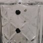 Hazorfim Chentarosa Square Crystal Bottle Decanter Sterling Silver 925 Excellent