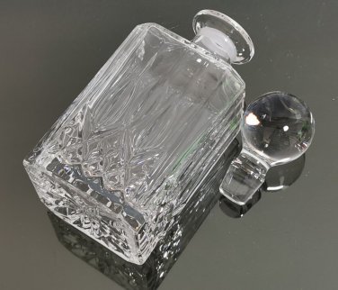 Royal Doulton Dorchester Square Sprit Cut Crystal Decanter Excellent