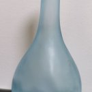 Awesome Vintage Light Blue Satin Glass Vase Bottle Jug Collectible Rare