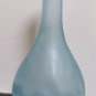 Awesome Vintage Light Blue Satin Glass Vase Bottle Jug Collectible Rare
