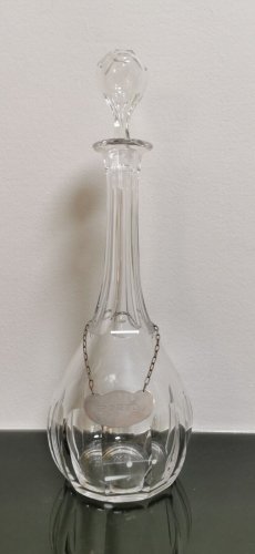 Awesome Vintage Baccarat Style Crystal Glass Decanter Carafe