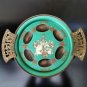 Vintage Brass Bronze Enamel Passover Tray Plate Jerusalem Israel Hand Painted