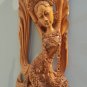 XL 25" Beautiful Grade A HandCarved Wood Sculpture Balinese Art Dancing Sri 62Cm