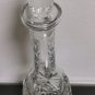 Beautiful Vintage Decanter Bohemian Czech Clear Cut Crystal Glass Carafe