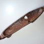 Vintage Hand Carved Teak Wood Mask Wooden Art Signed by Master Very Nice 13"
