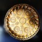 Old Antique Copper Hammered Passover Tray Plate Jerusalem Israel Palestine Rare