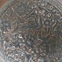Awesome Vintage Persian Hand Hammered Copper Tinned Wall Hanging Bird Plate
