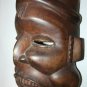 Large God Daikoku Samurai Japanese Noh Kagura Buddha Mask Home Decor Rare 11"