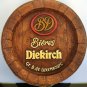 BD Bieres Diekirch Luxembourg Wall Hanging Home Bar Decor Barrel Shaped 16" Rare