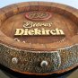 BD Bieres Diekirch Luxembourg Wall Hanging Home Bar Decor Barrel Shaped 16" Rare
