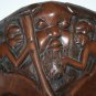 Hard and Heavy African Ebony Wood Mask Hand Carved Wooden Art Decor Excellent