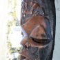 Hard and Heavy African Ebony Wood Mask Hand Carved Wooden Art Decor Excellent