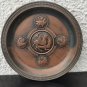 Vintage 70 Soviet USSR Copper Wall Tray Plaque Dmitrievsky Cathedral in Vladimir
