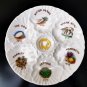 Made in Israel by Eckstein Porcelain Passover Tray Plate Judaica Holy Land Rare