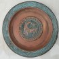 Pair of Vintage Copper Wall Plate Soviet USSR Dmitrievsky Cathedral in Vladimir