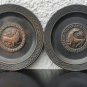 Pair of Vintage Soviet USSR Copper Wall Plate Dmitrievsky Cathedral in Vladimir