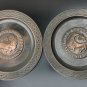Pair of Vintage Soviet USSR Copper Wall Plate Dmitrievsky Cathedral in Vladimir