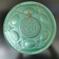 Old Vintage Brass Enameled Passover Tray Plate Judaica Jerusalem Wall Hanging 24