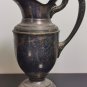 Beautiful Antique Silver Plated Art Deco Creamer Pitcher Milk Jug Nice Patina
