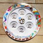 Porcelain Eckstein Passover Tray Plate Judaica Jerusalem Gold Hand Painted Rare