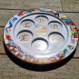 Porcelain Eckstein Passover Tray Plate Judaica Jerusalem Gold Hand Painted Rare