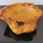 Wabi Sabi Style Natural Moroccan Tuya Burn Wood Bowl Hand Carved Home Decor Rare