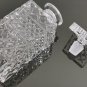 Bohemia Large Heavy Squarish Whisky Decanter Very Thick Glass 2Kg