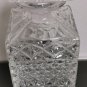 Bohemia Large Heavy Squarish Whisky Decanter Very Thick Glass 2Kg