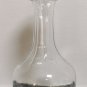 Awesome Vintage Floral and Foliage Etched Clear Glass Decanter France Original