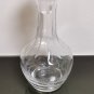 Awesome Vintage Floral and Foliage Etched Clear Glass Decanter France Original