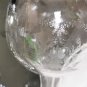 Awesome Vintage Floral and Foliage Etched Clear Glass Decanter France Original