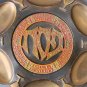 Old Vintage Passover Tray Plate Copper Brass Enamel Jerusalem Israel Rare
