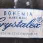 Vintage Bohemia Hand Made Crystalex Glass Decanter Czech Republic Rare