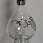 Vintage Bohemia Hand Made Crystalex Glass Decanter Czech Republic Rare