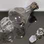 Vintage Bohemia Hand Made Crystalex Glass Decanter Czech Republic Rare