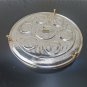 Vintage Karshi Gold Silver Plated Passover Tray Plate Jerusalem Not Used 32cm