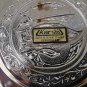 Vintage Karshi Gold Silver Plated Passover Tray Plate Jerusalem Not Used 32cm