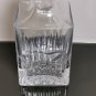 Vintage Square Edinburgh Clear Crystal  Glass Cut Decanter