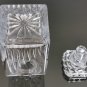 Vintage Square Edinburgh Clear Crystal  Glass Cut Decanter