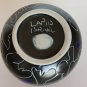 Lapid Old Vintage Israel Ceramic Art Vase Bowl Hand Made and Painted Rarest 60's