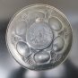 Antique Finish Copper Hand Hammered Enamel Passover Tray Plate Jerusalem Israel