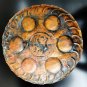 Antique Hand Hammered Passover Copper Tray Plate Judaica Jerusalem Palestine