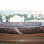 Antique Hand Carved Cherry Wood Dough Bowl Primitive Trencher Farm Rustic Decor