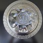 Vintage Silver Plated Passover Tray Plate Judaica Jerusalem Holy Land