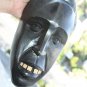 Old Vintage Black African Man with White Teeth Wooden Mask Tribal Primitive Art