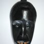 Old Vintage Black African Man with White Teeth Wooden Mask Tribal Primitive Art