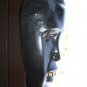 Old Vintage Black African Man with White Teeth Wooden Mask Tribal Primitive Art