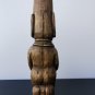 Antique Hand Carved Moai Alien African Warrior Figurine Sculpture Wooden Art 14"