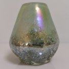 Awesome Heavy Glass Bubbled Hand Blown Nebula Vase Inkwell Paperweight Rare 600G
